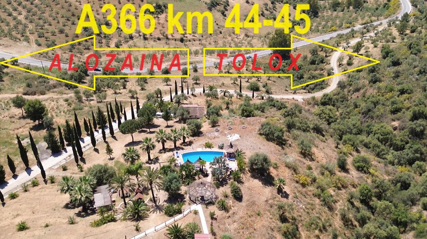 Rural Cottage, With Pool & Optional Private 6 Guests Jacuzzi Tolox Exterior foto