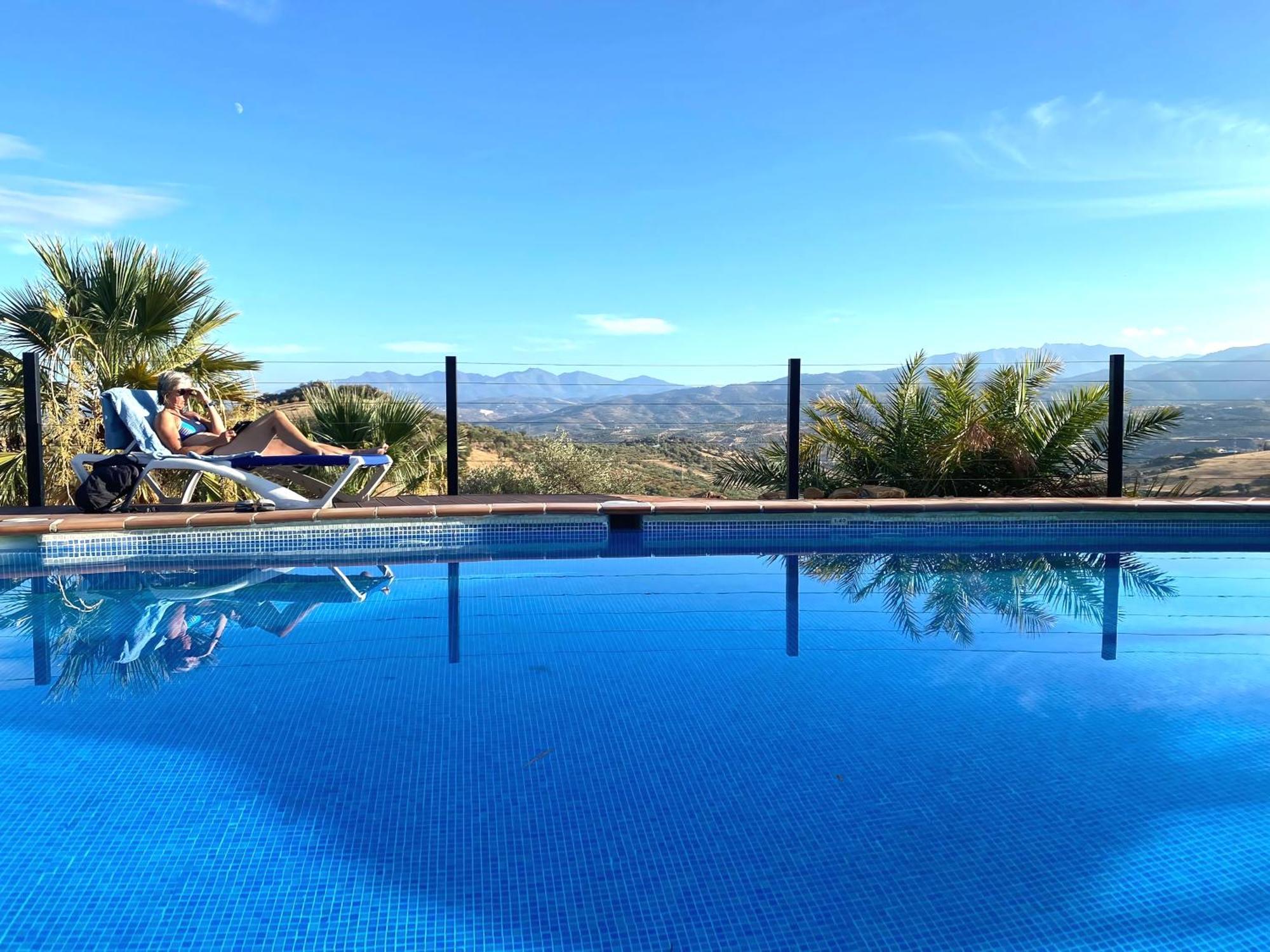Rural Cottage, With Pool & Optional Private 6 Guests Jacuzzi Tolox Exterior foto